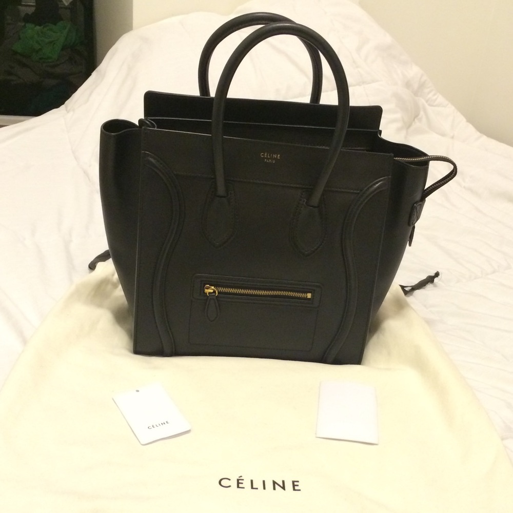 Authentic Celine Mini Luggage Handbag